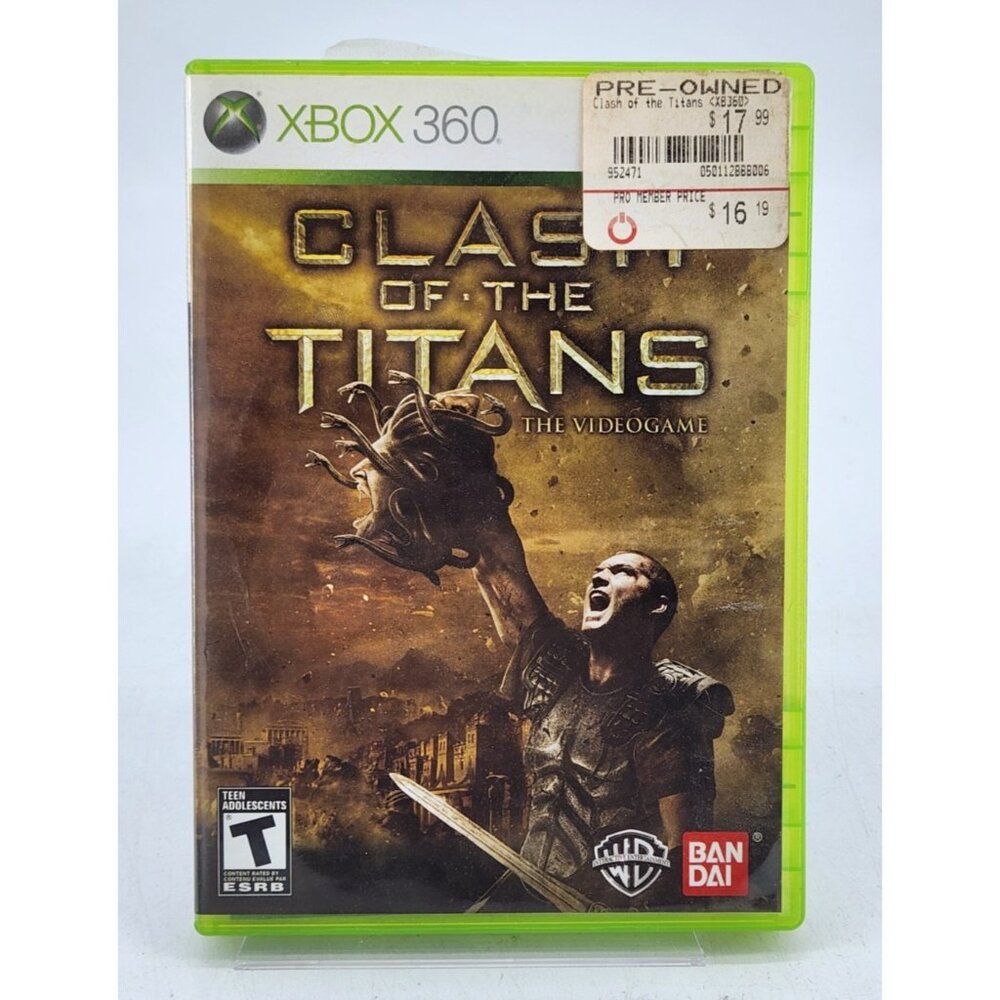 Clash of the Titans: The Videogame ~ Xbox 360 (Bandai, 2010) Complete TESTED